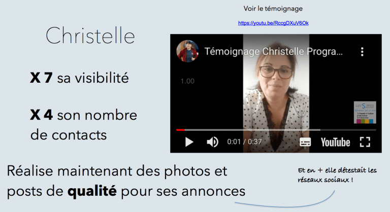 Elaborer une stratégie marketing numérique pour conseillers immobilier : Christelle